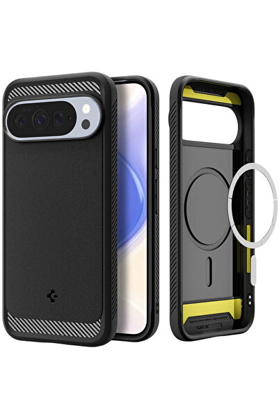 Spigen Husa pentru Google Pixel 10 Pro XL - Rugged Armor MagSafe - Matte Black