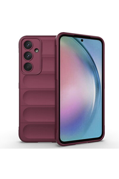 Techsuit Husa pentru Samsung Galaxy A55 5G - Magic Shield - Bordeaux