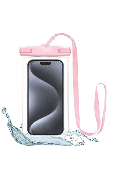Tech-Protect Husa UWC7 Husă universală impermeabilă de 6.9 inch, roz