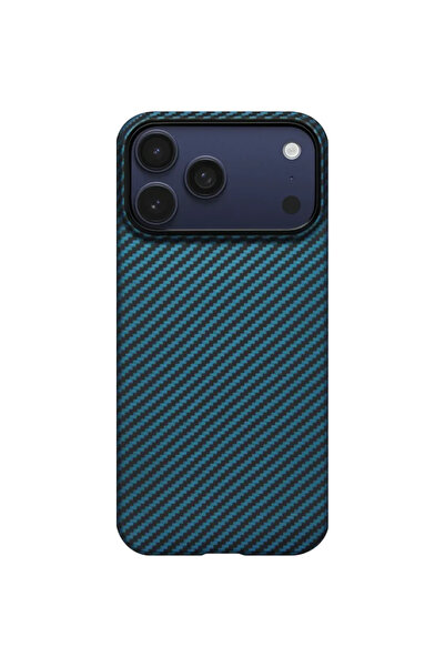PITAKA Husa pentru iPhone 17 Pro, MagEZ 7 Pro, 600D, Ultra-Slim, Negru/Albastru