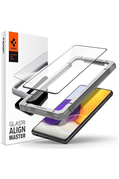 Spigen Закалено стъкло ALM GLASS за FC GALAXY A52 / A52S, черно