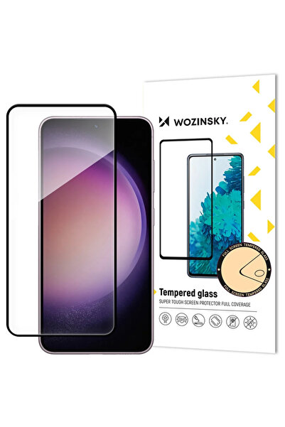 WOZINSKY Sticlă securizată cu adeziv integral pentru Samsung Galaxy S24+ cu r...