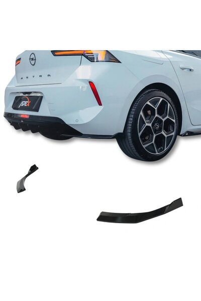 YıldızTuning Opel Astra L 2020-2026 Arka Yan Etekler Piano Black