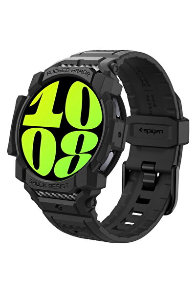 Spigen Curea cu carcasă Rugged Armor Pro pentru Galaxy Watch 7 (40 mm) – negru