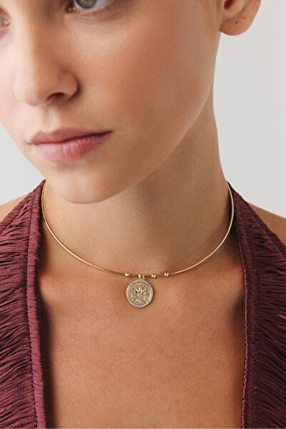 Gianfranco Kairos Multi Lotus Tel Altın Choker
