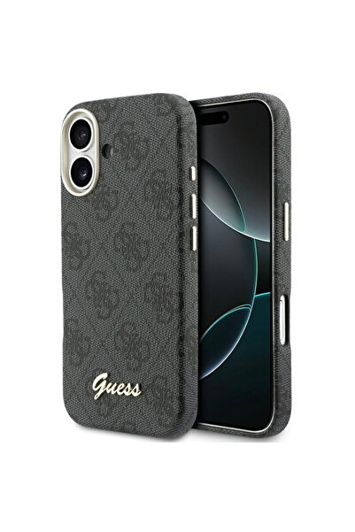 Guess Husa pentru iPhone 17 - 4G Script MagSafe (GUHMP17S5P4FWMSK) - Black