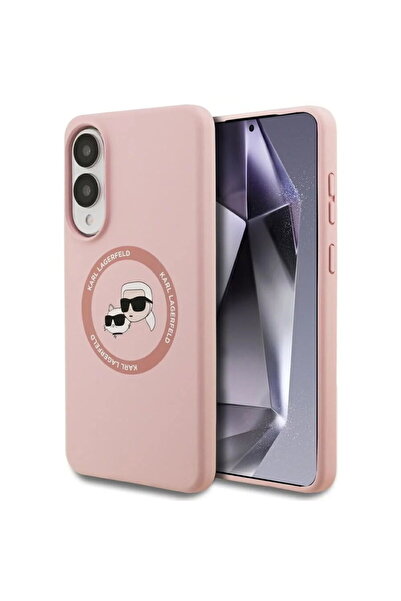 Karl Lagerfeld Case for Samsung Galaxy S25 Edge - Silicone Double Heads MagSa...