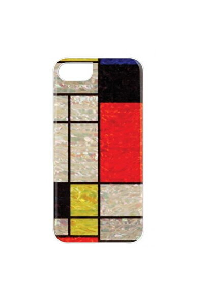 Other Husa iKins pentru Apple iPhone 8/7 alb Mondrian