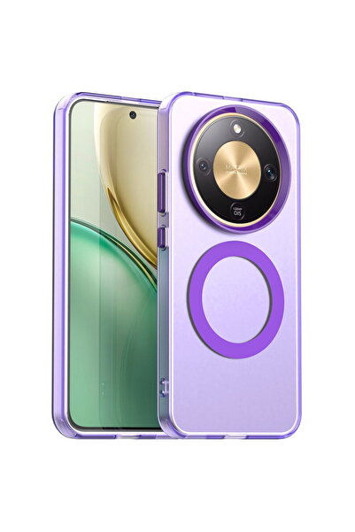 Techsuit Husă pentru Honor Magic8 Lite - CandyCase MagSafe - Mov