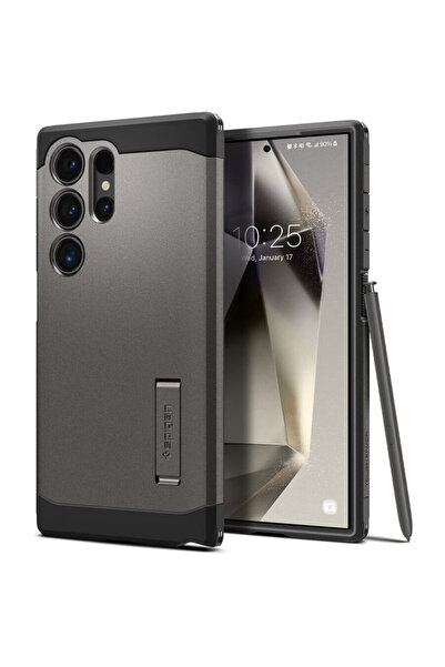 Spigen Husa pentru Samsung Galaxy S24 Ultra - Tough Armor - Gunmetal