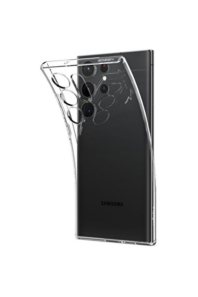 Spigen Husa TPU Liquid Crystal pentru Samsung Galaxy S23 Ultra S918, Transpar...