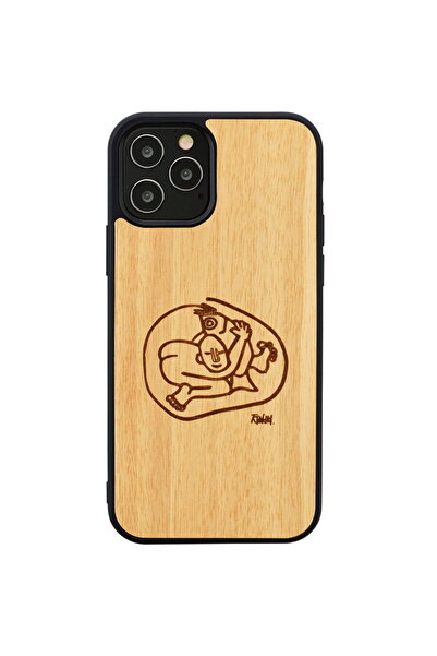 Other Husa MAN&WOOD pentru iPhone 12/12 Pro cu design copil cu pește