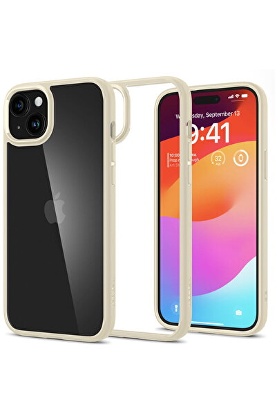 Spigen Husă Ultra Hibridă pentru iPhone 15 Plus - bej
