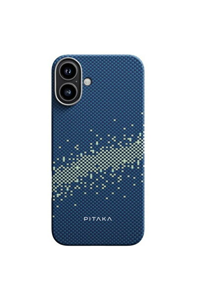 PITAKA Husa StarPeak Tactile Woven, Aramida, pentru iPhone 16, MagSafe, Milky...