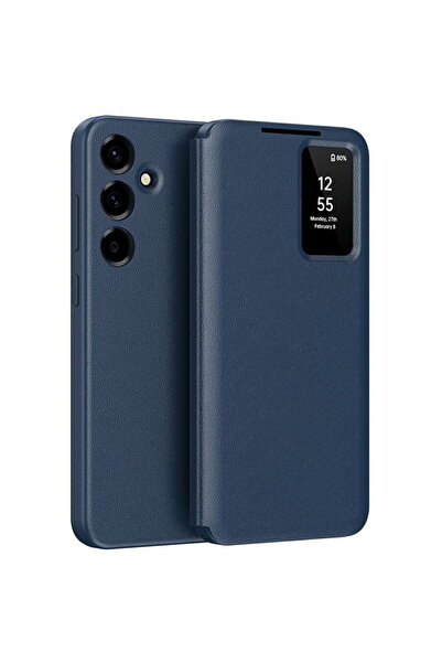 Techsuit Husă pentru Samsung Galaxy A37 5G - Seria SmartView - Albastru