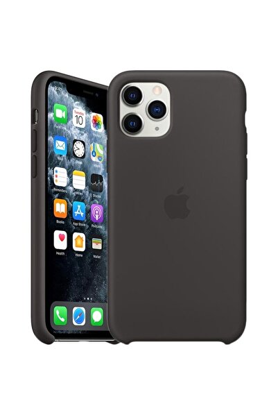 Apple for iPhone 11 Pro, Silicone, Black