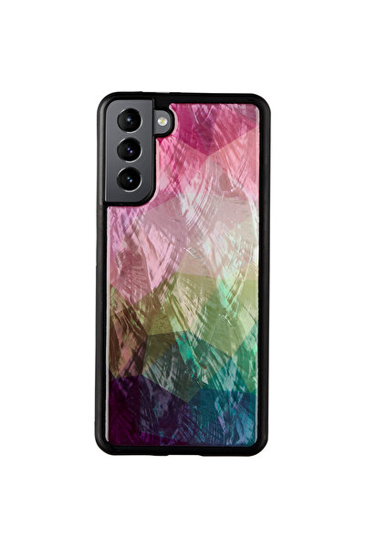 Other Husa iKins pentru Samsung Galaxy S21+ model Water Flower negru