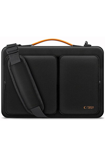 Tech-Protect Geantă laptop DEFENDER 13-14 Negru/Portocaliu