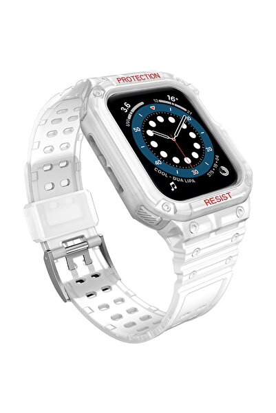 Hurtel Husa Protect Curea cu carcasă pentru Apple Watch 7 / SE (41/40 / 38mm)...