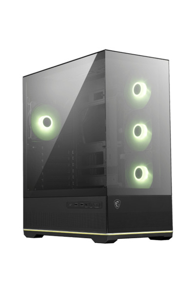 MSI MAG PANO 110R PZ, Middle Tower, Without power supply, ATX/mATX/mITX, Black