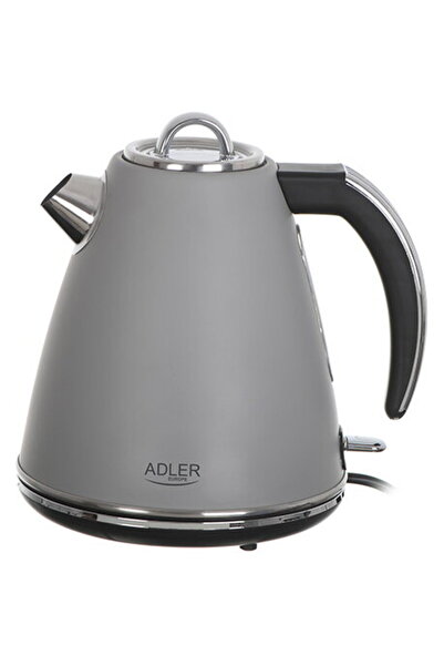 adler AD 1343g Fierbător electric, Putere 2200W, Capacitate 1.5 L, Gri