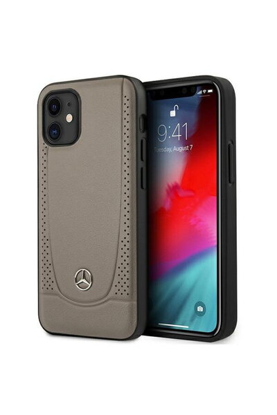 MERCEDES MEHCP12SARMBR iPhone 12 mini 5,4 " кафяв твърд калъф Urban Line