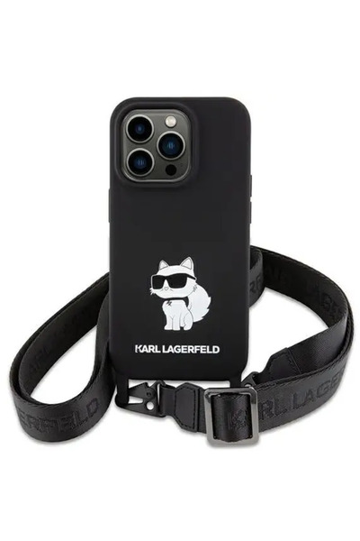 Karl Lagerfeld KLHCP15SSCBSCNK iPhone 15 6.1 "   Husă rigidă negru/negru...