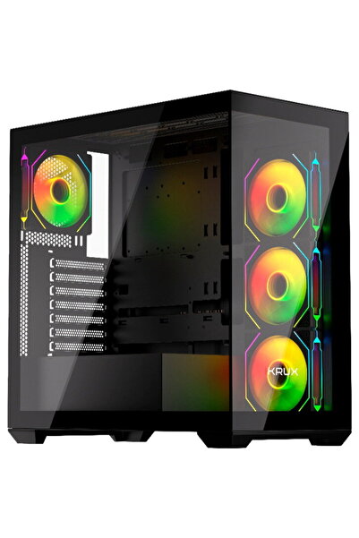 Krux Mid Tower Fara sursa EXO Negru
