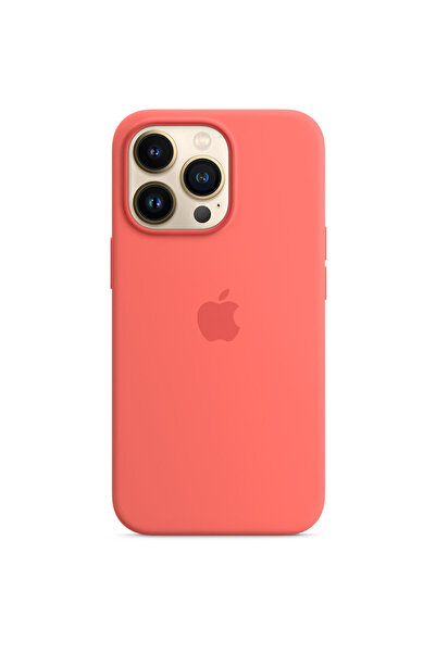 Apple Original Silicon iPhone 13 Pro, MagSafe, Pink Pomelo