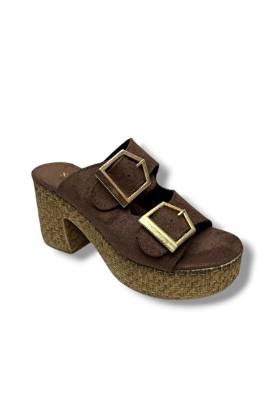 ŞANZELİZE AYAKKABI Γυναικείες παντόφλες Şanzelize K505-26 Suede Anatomical Do...