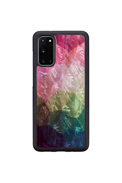 Other Husa iKins pentru Samsung Galaxy S20, model Water Flower, negru