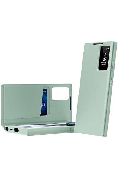 Techsuit Husă pentru Samsung Galaxy S26 Ultra - Seria SmartView - Verde