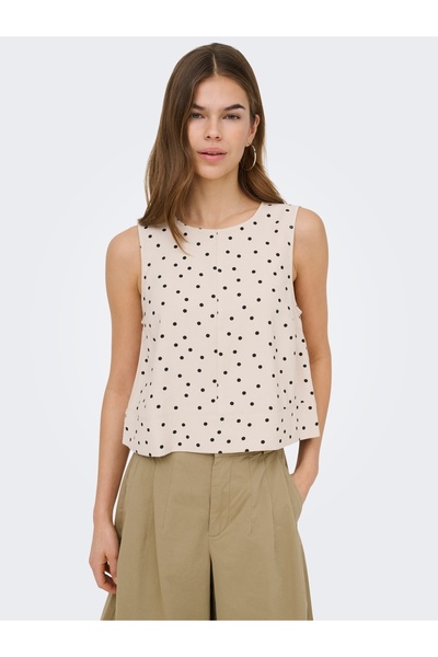 ONLY تي شيرت نسائي من Onldorsı Arıs Sl Loose Top Wvn Cc 15364286 Pumice Stone
