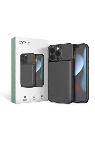Tech-Protect 9589046917820, 4800 mAh, pentru iPhone 13/13 Pro, Negru
