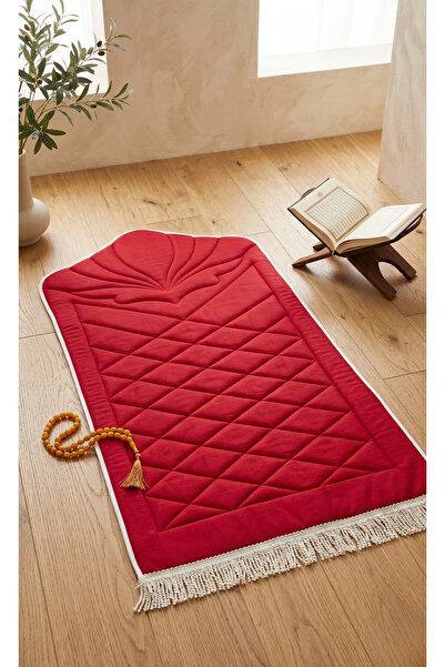 BUGİ HOME COLLECTİON Ορθοπεδικό καπιτονέ χαλάκι προσευχής με σφουγγάρι που δε...