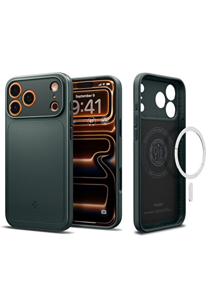 Spigen Husa THIN FIT MAG MAGSAFE IPHONE 17 PRO VERDE ABYSS