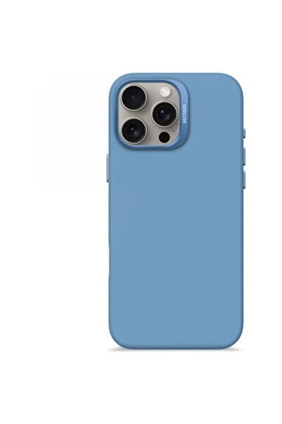 decoded Silicon antimicrobian, iPhone 16 Pro Max, Albastru