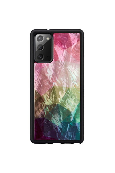 Other Husă iKins pentru Samsung Galaxy Note 20, model Water Flower, negru