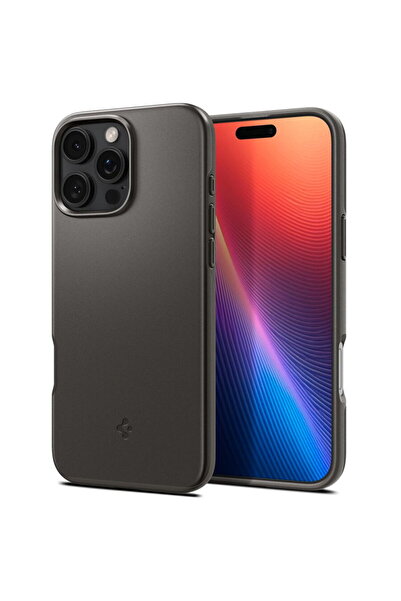 Spigen Husă pentru iPhone 16 Pro - Thin Fit MagSafe - Gunmetal