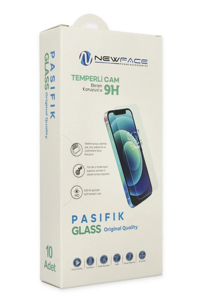 NewFace NHRHLS واقي شاشة جديد لهاتف iPhone 14 Pro Max Pacific Glass (112859)
