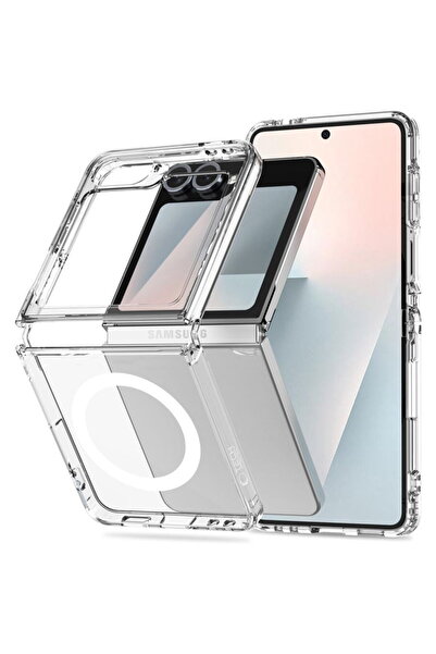 Tech-Protect HusДѓ FlexAir Hybrid MagSafe pentru Galaxy Z Flip 6 / 7 FE, spat...