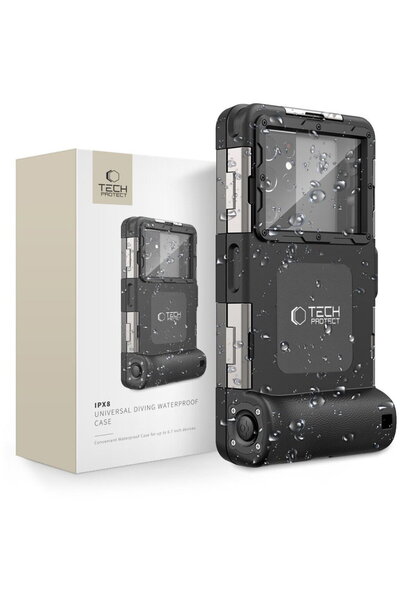 Tech-Protect HusДѓ universalДѓ waterproof IPX8 pentru smartphone, protecИ›ie ...