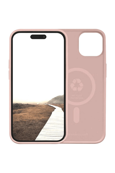 dbramante1928 Husa Monaco Magsafe Case Apple iPhone 15 Roz Nisipiu