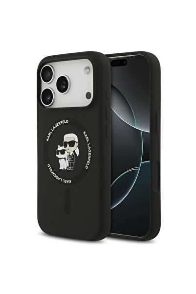 Karl Lagerfeld Θήκη για iPhone 17 Pro Max - Δαχτυλίδι Σιλικόνης MagSafe (KLHM...