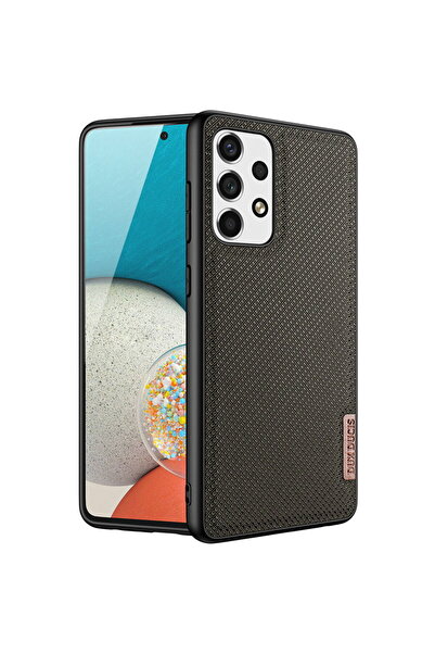Dux Ducis Husa Fino case is made of nylon material for Samsung Galaxy A73 green