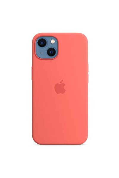 Apple Silicone Case with MagSafe pentru iPhone 13, Pink Pomelo