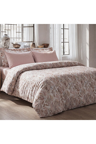 Green Black Botanica Nature's Whisper Διπλό Σετ Παπλωματοθήκη από 100% Βαμβάκ...