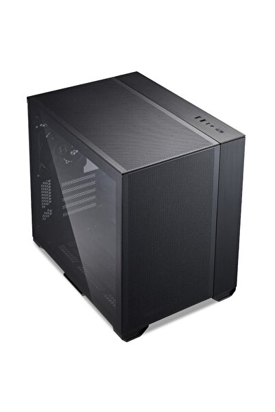 Lian Li O11 Air Mini, Midi-Tower, Sticlă securizată - negru