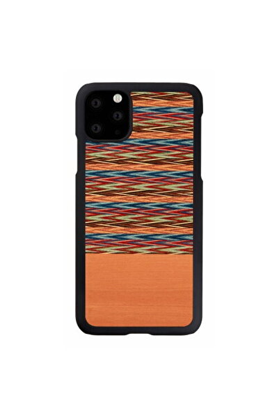 Other Husa MAN&WOOD pentru smartphone iPhone 11 Pro Max, maro cu carouri negre