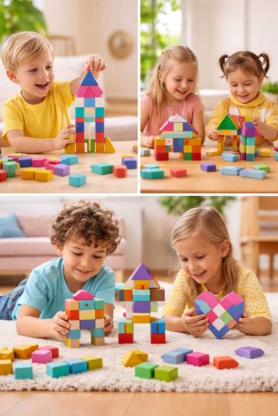 ELSA Geozeka Wooden Puzzle Set